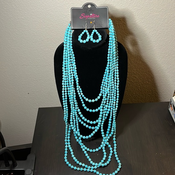 Paparazzi Zi Collection Necklace and Earring set. Brand new/never worn. - Picture 1 of 3